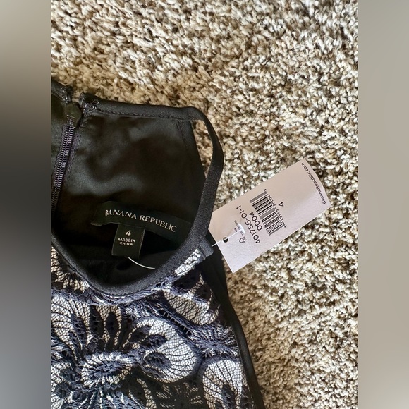 NWT Banana Republic Lace Tiered Midi Dress - Picture 6 of 8